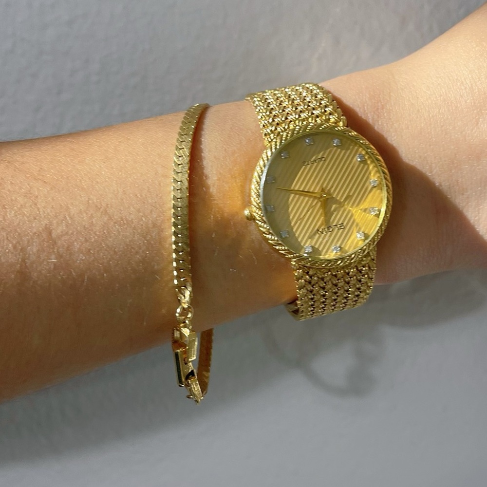 Vintage Givenchy chain bracelet in gold tone. - Picture 5 of 14
